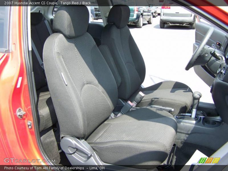 Tango Red / Black 2007 Hyundai Accent GS Coupe