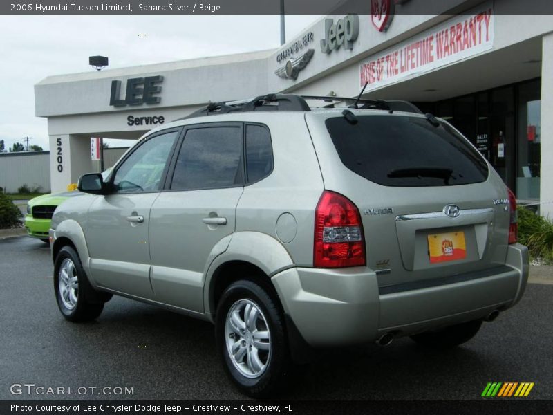 Sahara Silver / Beige 2006 Hyundai Tucson Limited