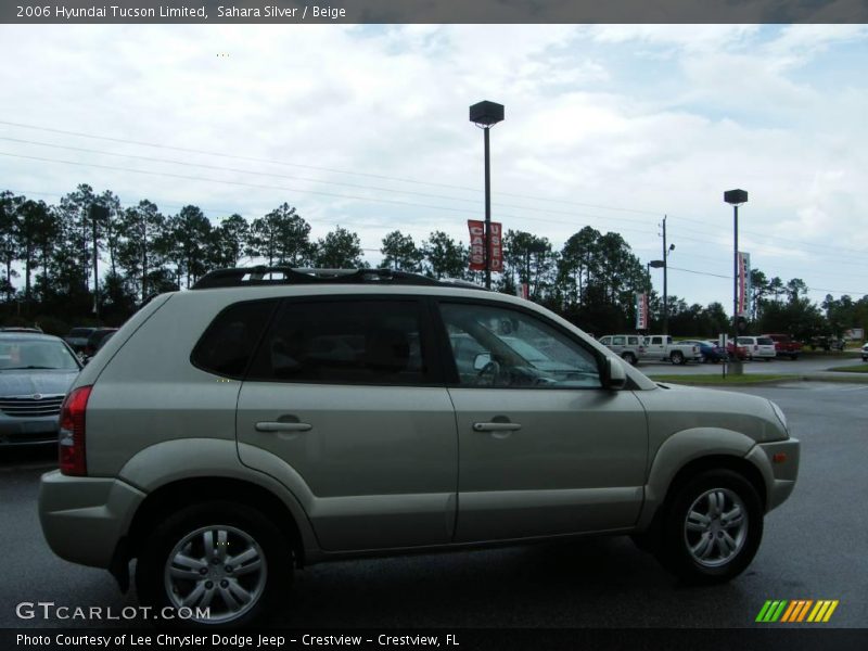 Sahara Silver / Beige 2006 Hyundai Tucson Limited