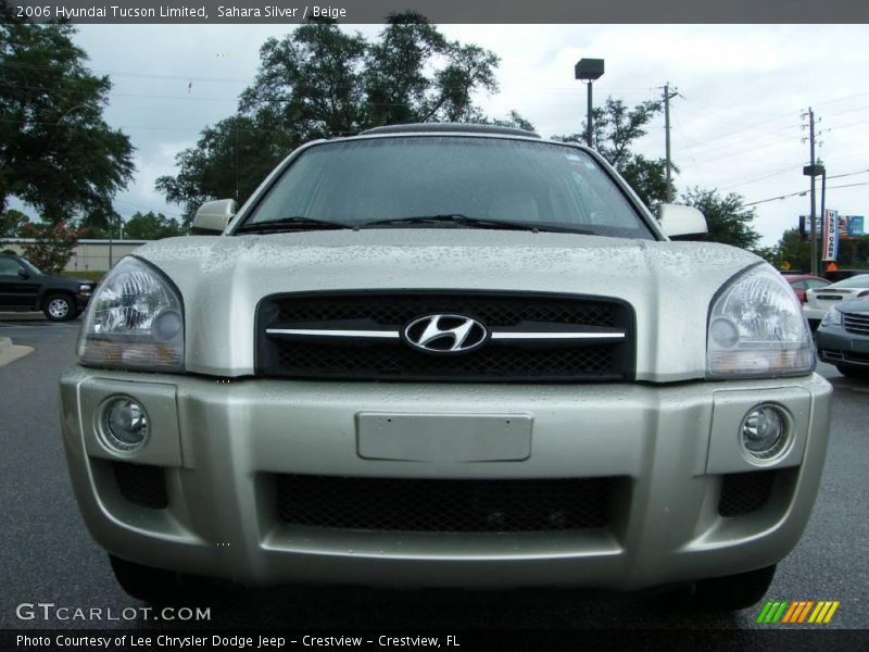 Sahara Silver / Beige 2006 Hyundai Tucson Limited