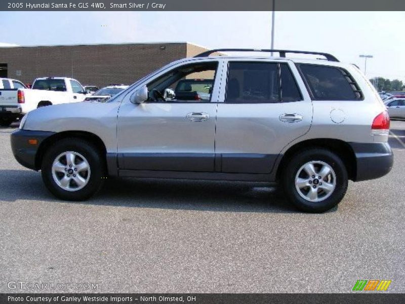 Smart Silver / Gray 2005 Hyundai Santa Fe GLS 4WD