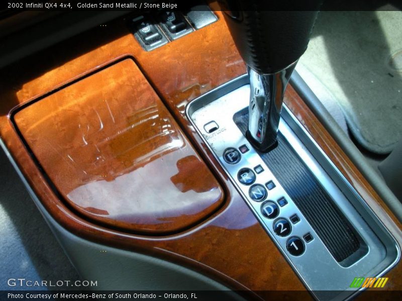 Golden Sand Metallic / Stone Beige 2002 Infiniti QX4 4x4