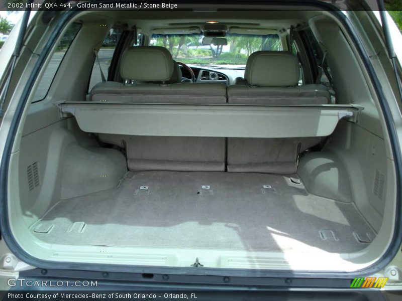 Golden Sand Metallic / Stone Beige 2002 Infiniti QX4 4x4
