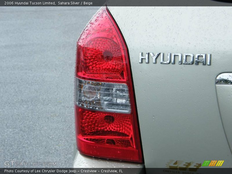 Sahara Silver / Beige 2006 Hyundai Tucson Limited