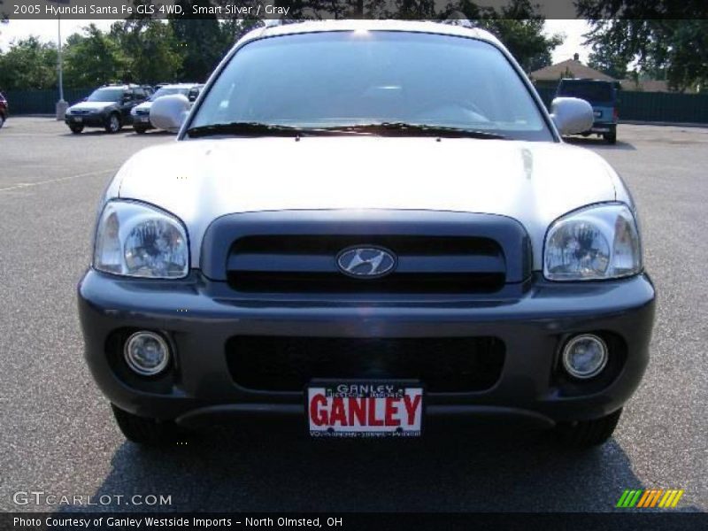 Smart Silver / Gray 2005 Hyundai Santa Fe GLS 4WD