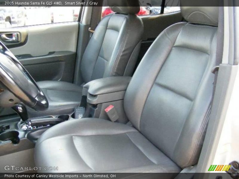 Smart Silver / Gray 2005 Hyundai Santa Fe GLS 4WD