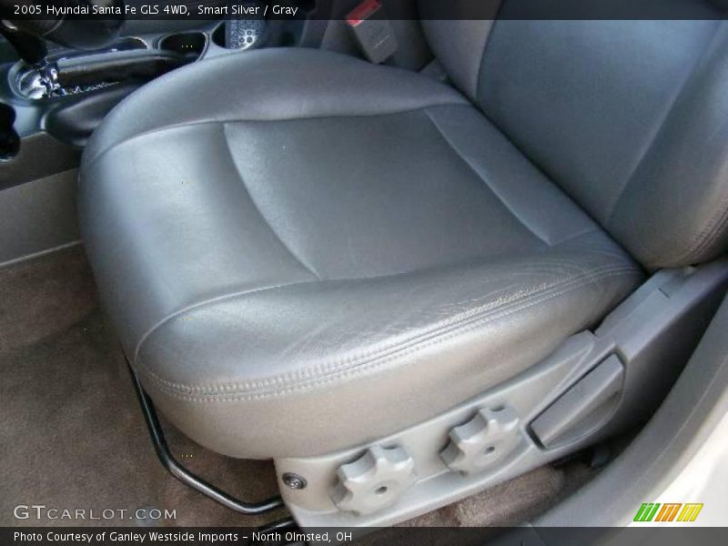 Smart Silver / Gray 2005 Hyundai Santa Fe GLS 4WD