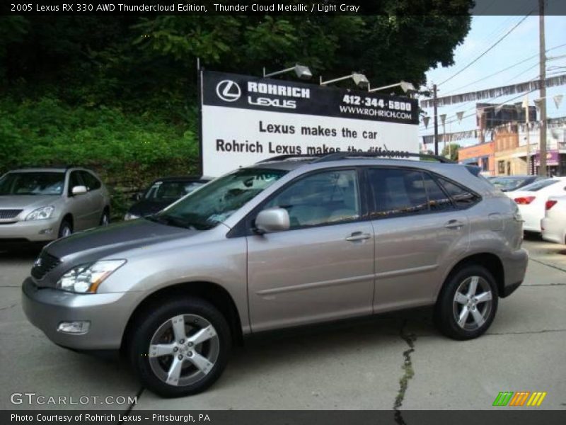 Thunder Cloud Metallic / Light Gray 2005 Lexus RX 330 AWD Thundercloud Edition