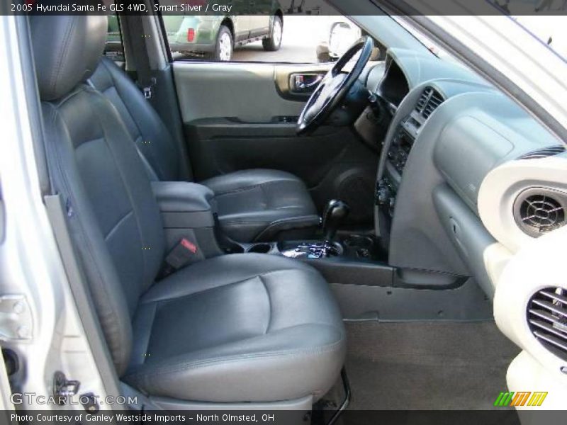 Smart Silver / Gray 2005 Hyundai Santa Fe GLS 4WD