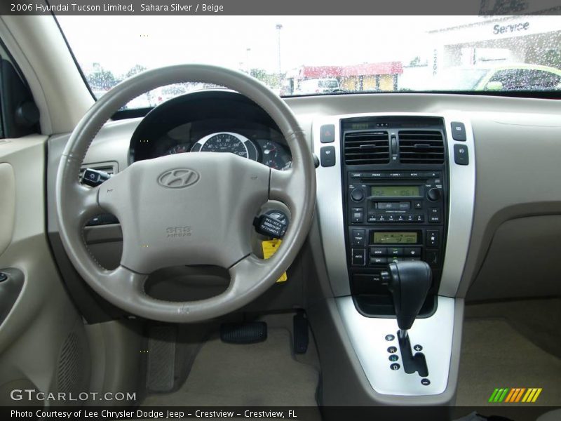Sahara Silver / Beige 2006 Hyundai Tucson Limited
