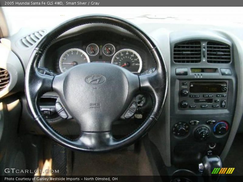 Smart Silver / Gray 2005 Hyundai Santa Fe GLS 4WD