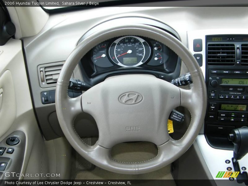 Sahara Silver / Beige 2006 Hyundai Tucson Limited