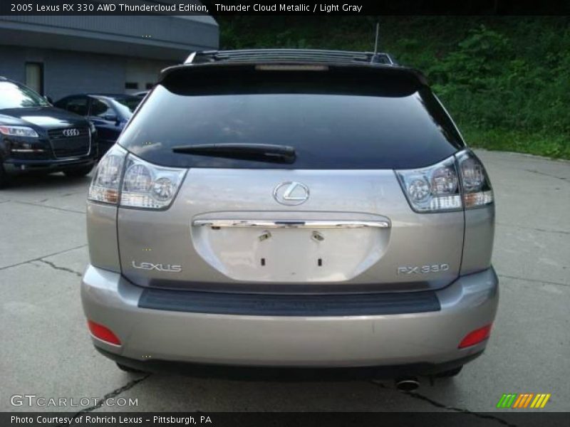 Thunder Cloud Metallic / Light Gray 2005 Lexus RX 330 AWD Thundercloud Edition