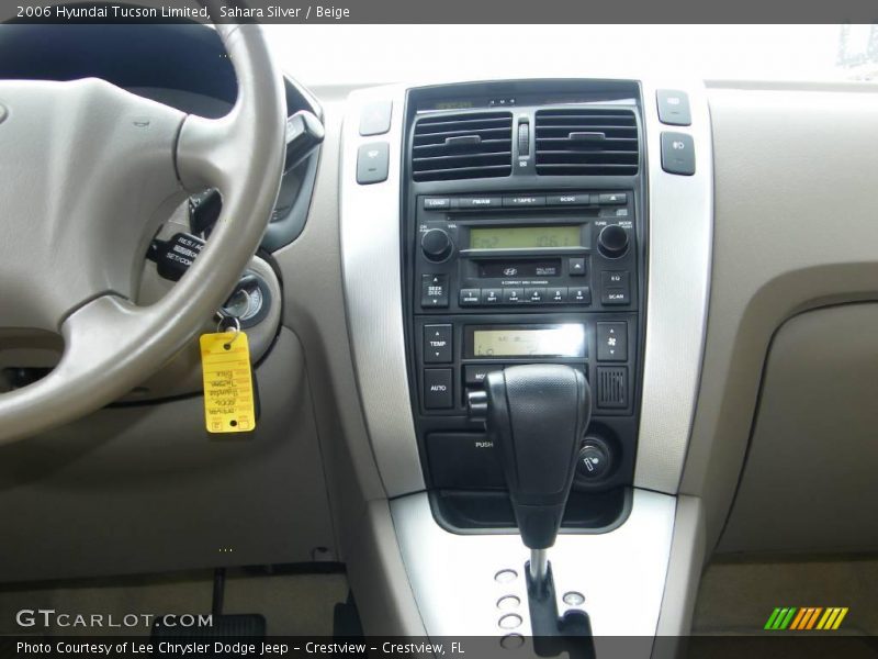 Sahara Silver / Beige 2006 Hyundai Tucson Limited