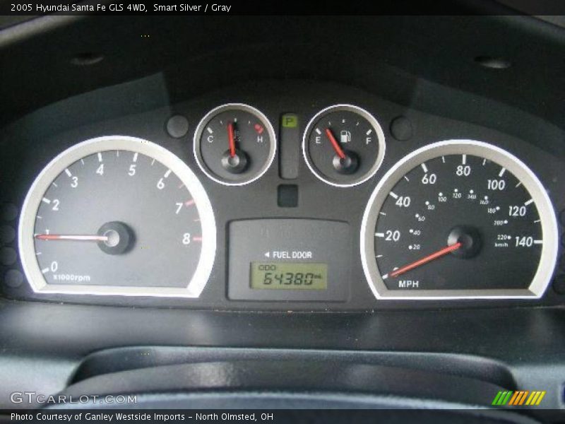 Smart Silver / Gray 2005 Hyundai Santa Fe GLS 4WD