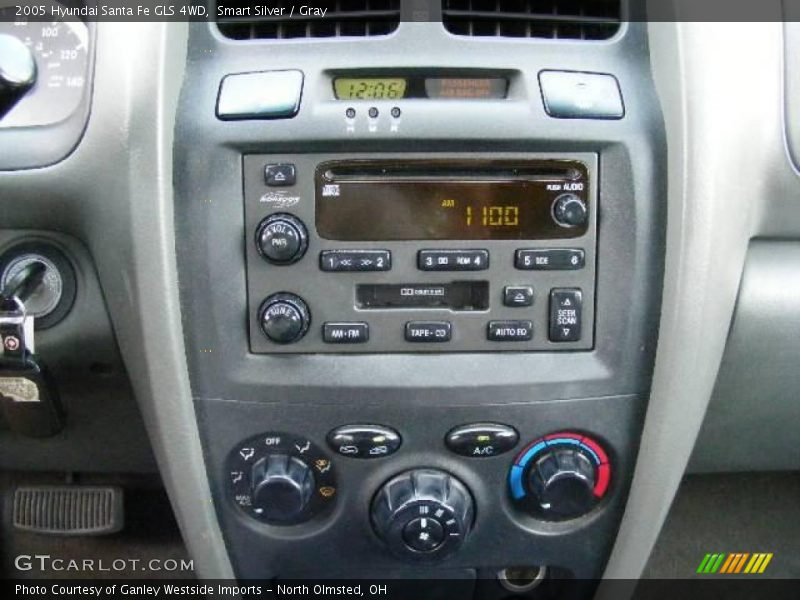 Smart Silver / Gray 2005 Hyundai Santa Fe GLS 4WD