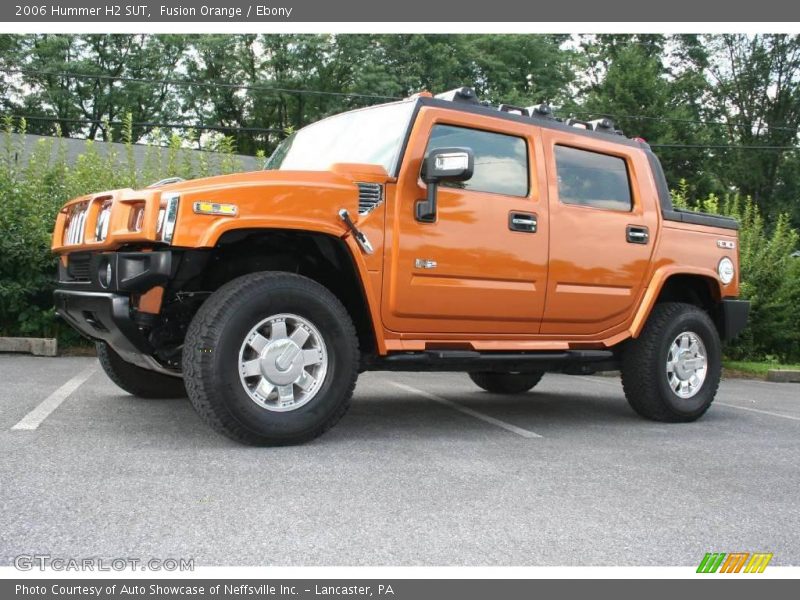 Fusion Orange / Ebony 2006 Hummer H2 SUT