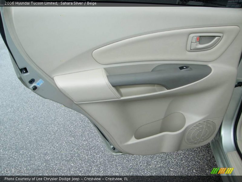 Sahara Silver / Beige 2006 Hyundai Tucson Limited