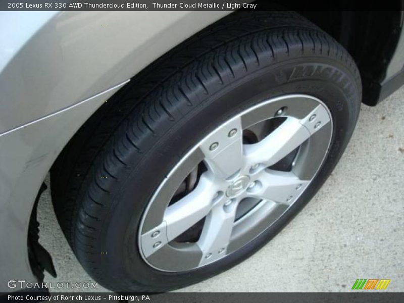 Thunder Cloud Metallic / Light Gray 2005 Lexus RX 330 AWD Thundercloud Edition