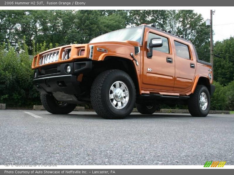 Fusion Orange / Ebony 2006 Hummer H2 SUT