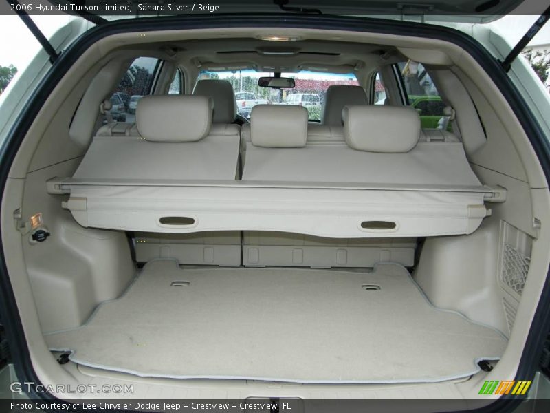 Sahara Silver / Beige 2006 Hyundai Tucson Limited