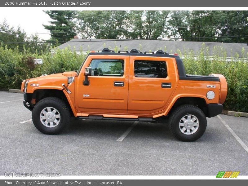 Fusion Orange / Ebony 2006 Hummer H2 SUT