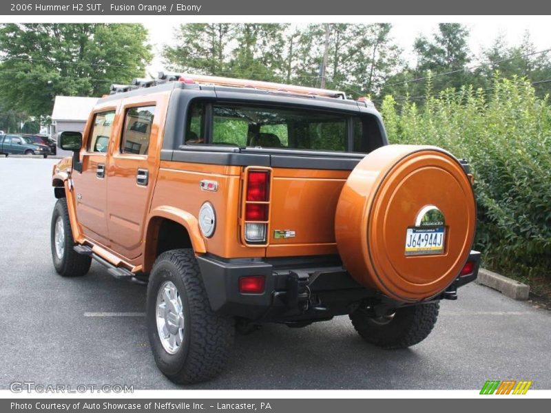 Fusion Orange / Ebony 2006 Hummer H2 SUT