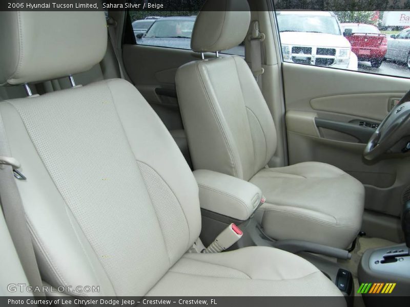 Sahara Silver / Beige 2006 Hyundai Tucson Limited