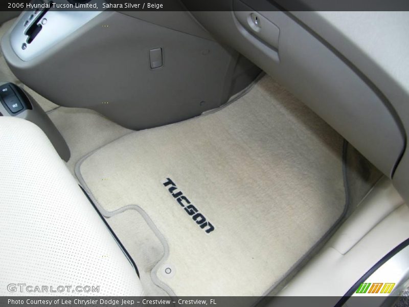 Sahara Silver / Beige 2006 Hyundai Tucson Limited