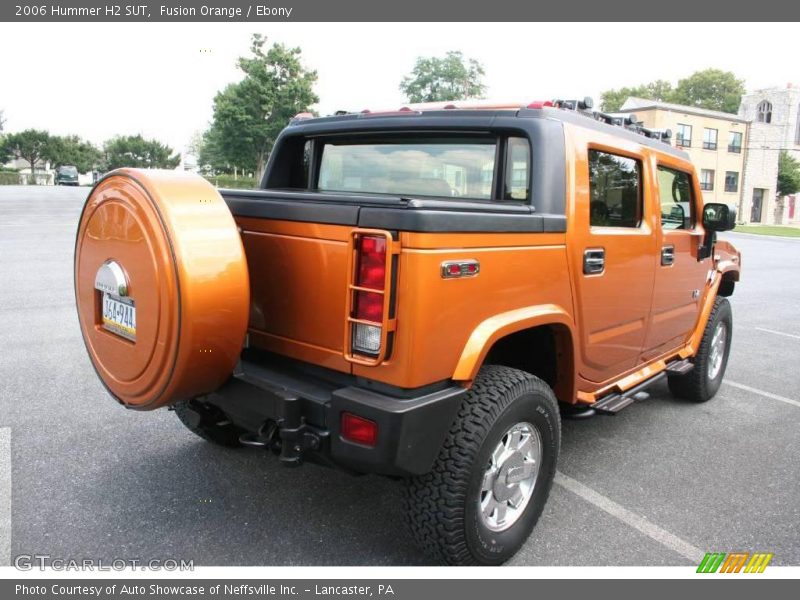 Fusion Orange / Ebony 2006 Hummer H2 SUT