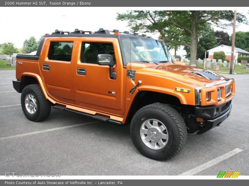 Fusion Orange / Ebony 2006 Hummer H2 SUT