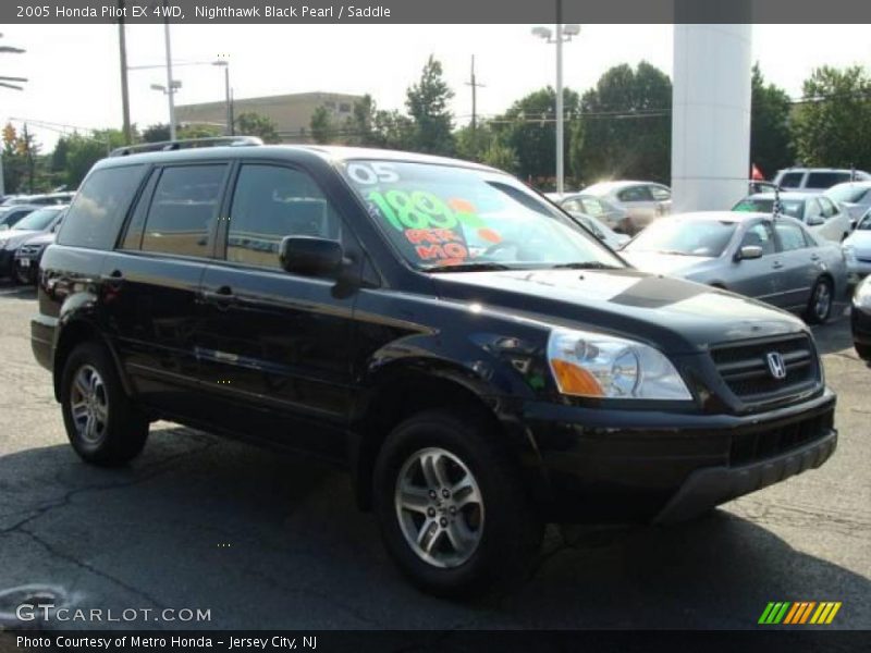 Nighthawk Black Pearl / Saddle 2005 Honda Pilot EX 4WD