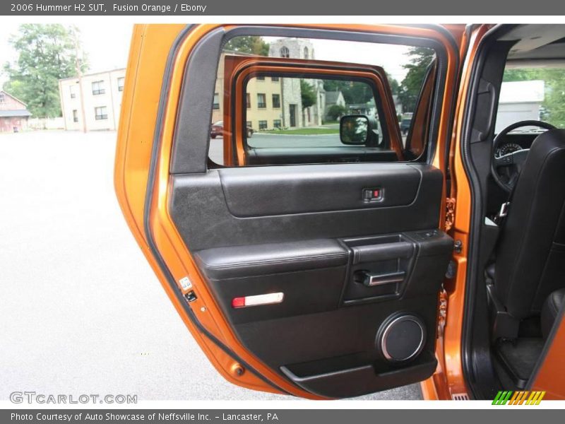 Fusion Orange / Ebony 2006 Hummer H2 SUT