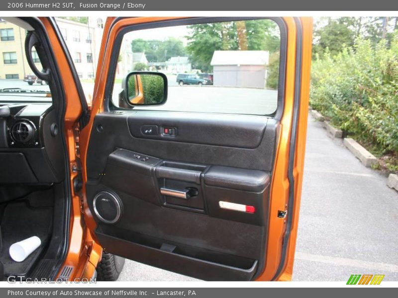 Fusion Orange / Ebony 2006 Hummer H2 SUT