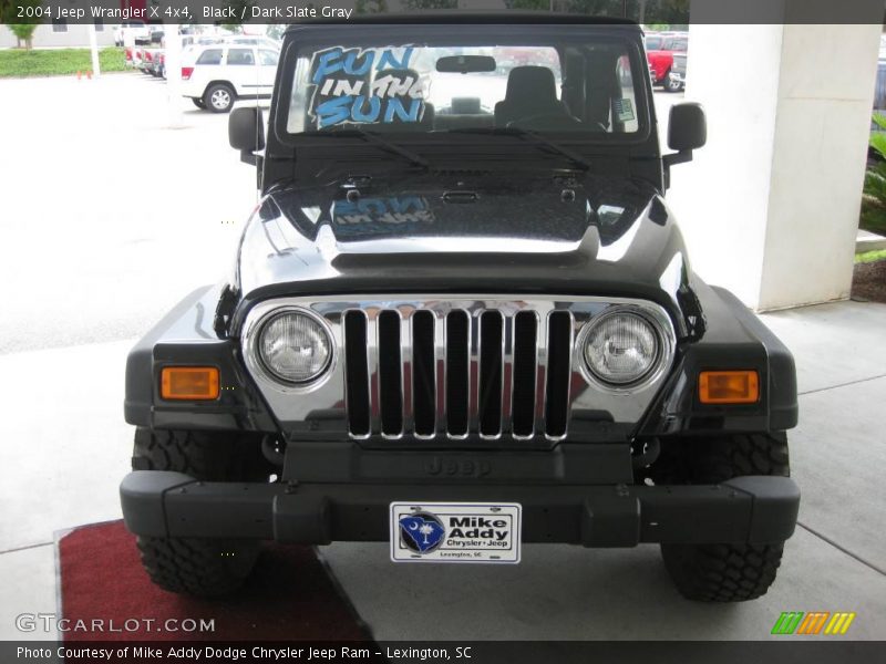 Black / Dark Slate Gray 2004 Jeep Wrangler X 4x4