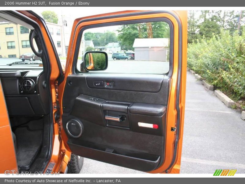 Fusion Orange / Ebony 2006 Hummer H2 SUT