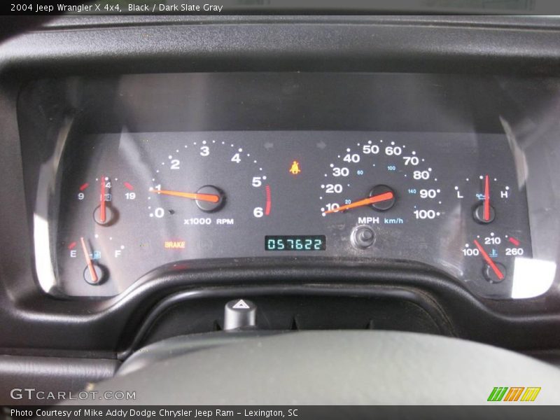 Black / Dark Slate Gray 2004 Jeep Wrangler X 4x4