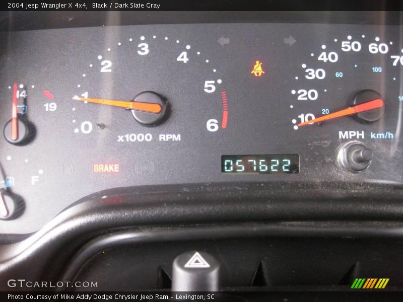 Black / Dark Slate Gray 2004 Jeep Wrangler X 4x4