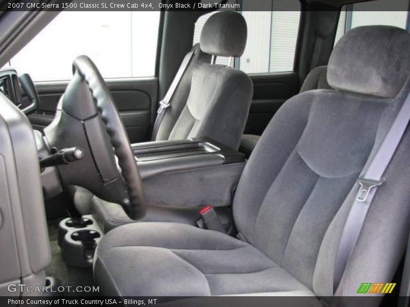 Onyx Black / Dark Titanium 2007 GMC Sierra 1500 Classic SL Crew Cab 4x4