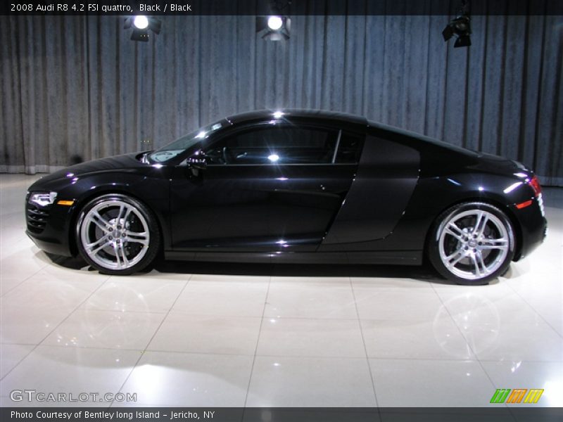 Black / Black 2008 Audi R8 4.2 FSI quattro