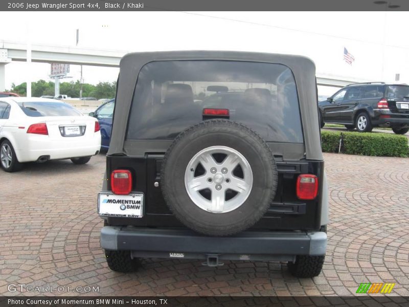 Black / Khaki 2006 Jeep Wrangler Sport 4x4