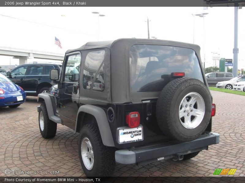 Black / Khaki 2006 Jeep Wrangler Sport 4x4