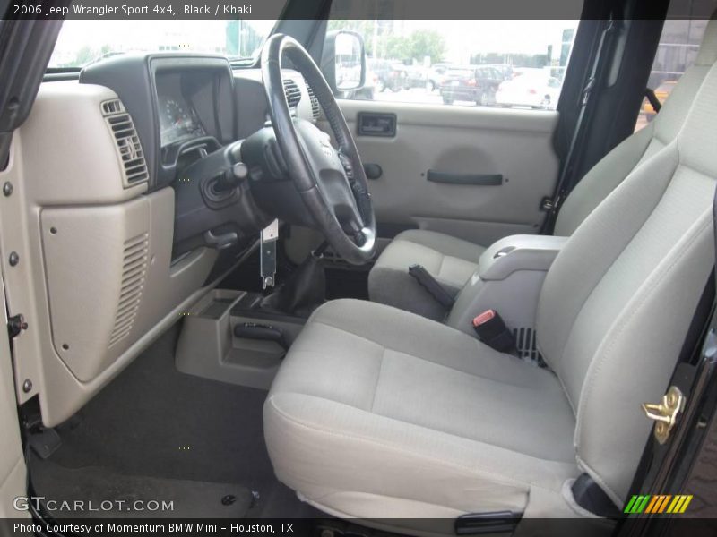 Black / Khaki 2006 Jeep Wrangler Sport 4x4