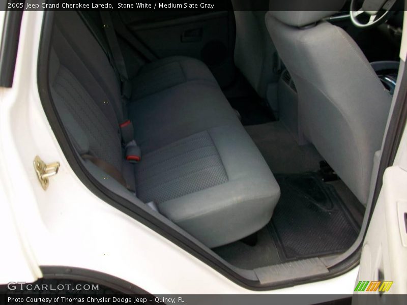 Stone White / Medium Slate Gray 2005 Jeep Grand Cherokee Laredo