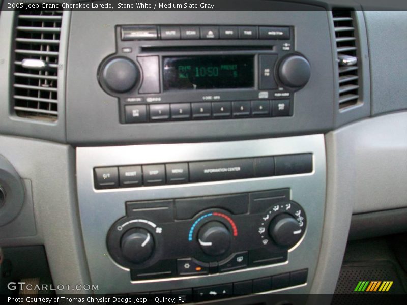 Stone White / Medium Slate Gray 2005 Jeep Grand Cherokee Laredo