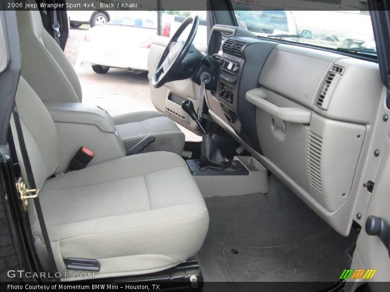 Black / Khaki 2006 Jeep Wrangler Sport 4x4