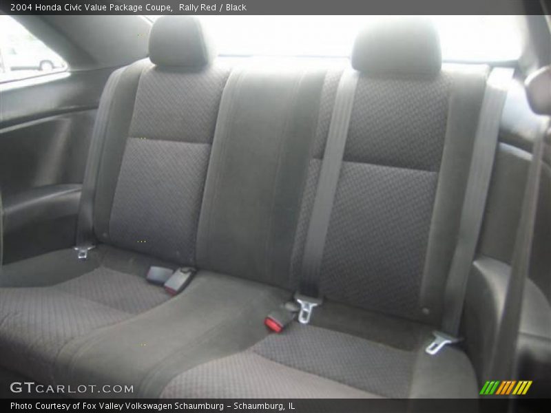 Rally Red / Black 2004 Honda Civic Value Package Coupe