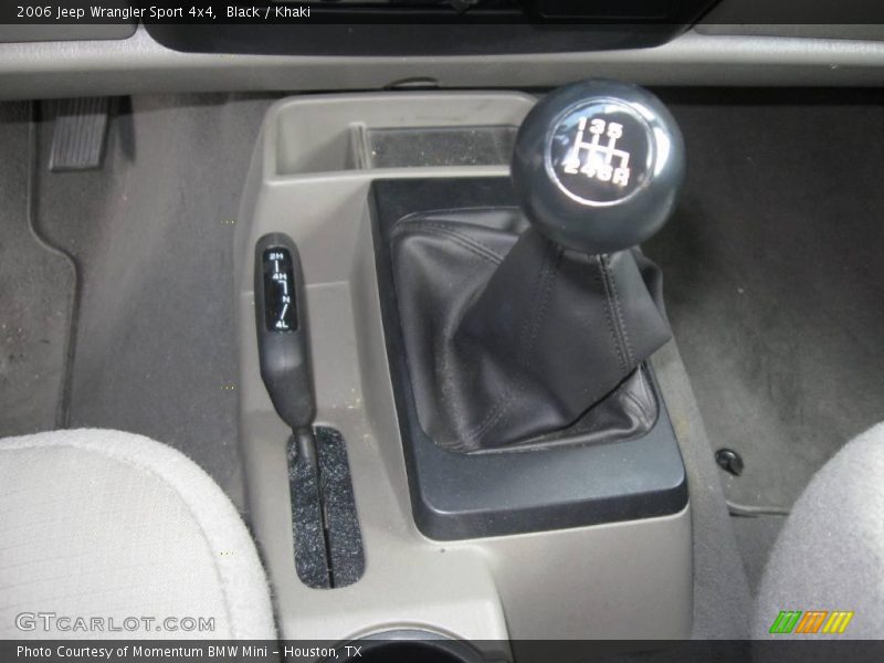 Black / Khaki 2006 Jeep Wrangler Sport 4x4