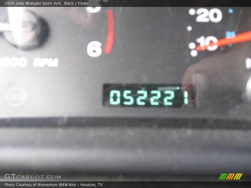 Black / Khaki 2006 Jeep Wrangler Sport 4x4