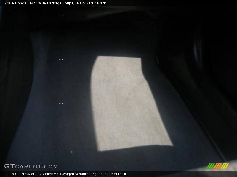Rally Red / Black 2004 Honda Civic Value Package Coupe